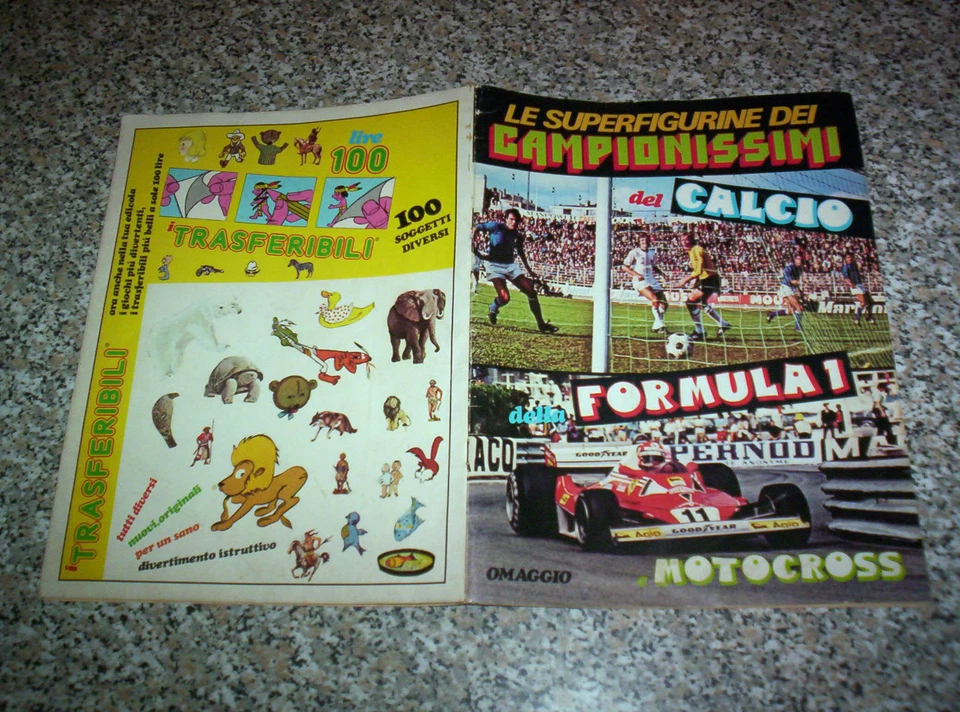 ALBUM LE SUPERFIGURINE DEI CAMPIONISSIMI DEL CALCIO ED.DN 1977 CON 244 FIGURINE - Immagine 1 di 1