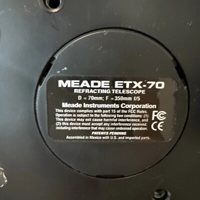 Meade ETX-60 AT Refractor Telescope - Image 1 of 2