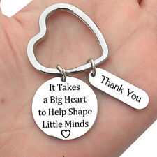 Keychain Ring Key Holder Stainless Steel Teachers' Day Thank You Festival Gif Sp