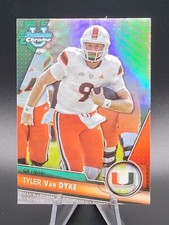 2023 BOWMAN CHROME UNIVERSITY Silver REFRACTOR TYLER VAN DYKE