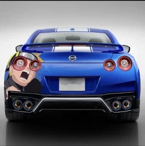 ANIME NARUTO VINYL GRAPHICS CAR STICKER REAL END CAR BACK STICKER FIT ANY CAR - Picture 1 of 4