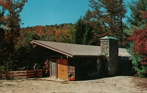 Trout Lake Sherwood Forest Cedar Mountain NC North Carolina Postcard - Picture 1 of 2