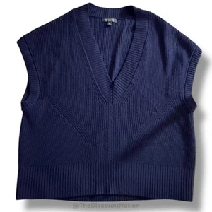 Banana Republic 100 % Merinowolle Oversize Weste Damen Größe Large Neu ohne Etikett - Bild 1 von 5