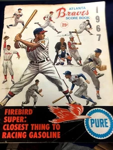 1967 Atlanta Braves Score Book - Picture 1 of 1