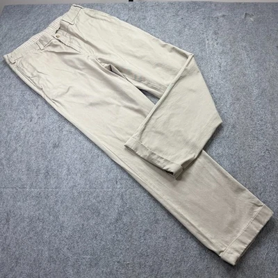Bill's Khakis Pants Men 36 x 33 Beige Khaki Classic Fit M2 Cuffed Flat Front - Image 1 of 4
