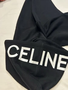 CELINE Paris Cotton Fleece Sweatshirt Loose Fit - Picture 1 of 5
