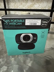 Przenośna kamera internetowa Logitech C615, Full HD 1080p/30 kl./s, panoramiczne rozmowy wideo - Zdjęcie 1 z 4