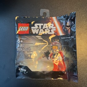 New/Factory Sealed 2016 Star Wars 5004408 Rebel A-wing Pilot Minifig Polybag Set
