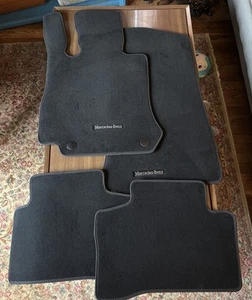 OEM AMG Genuine Mercedes Benz Velour Floor Mats GLC X253 4 Piece NEW in Package - Picture 1 of 22