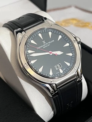 Reloj suizo Bernhard H. Mayer Depuis BH33P/CW cuarzo esfera negra fecha 42 mm Foto 1 de 4