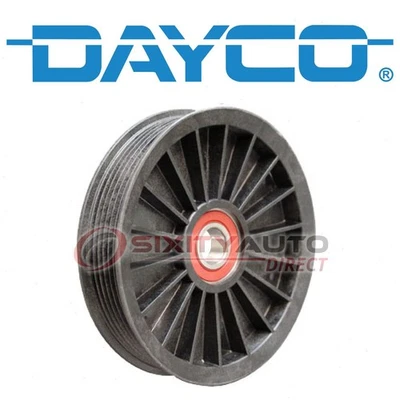 Dayco Grooved Pulley Drive Belt Idler Pulley for 1990-1997 Ford F-350 7.3L ix — 第 1/4 张图片