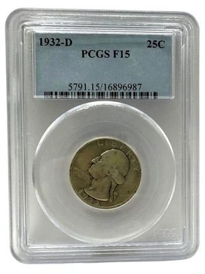 1932-D PCGS F15 Quarter (6671) - Image 1 of 4