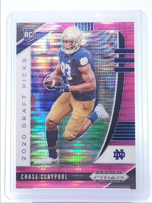 CHASE CLAYPOOL 2020 PANINI PRIZM DRAFT ROOKIE PINK PULSAR RC Q5159 - Image 1 of 2