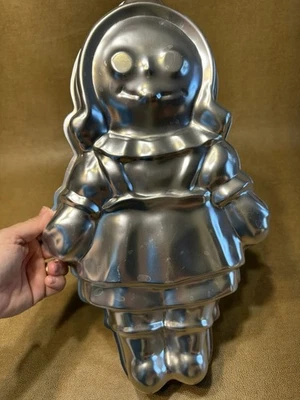 Wilton 508 450 Raggedy Ann Little Girl 1975 molde para pasteles pequeño sartén 9" X 6" Foto 1 de 3