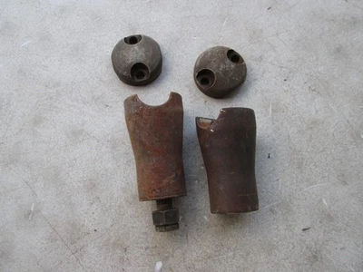 Harley-Davidson Rusty Crusty Handlebar Risers Panhead EL FL FLH 1949-1959 OEM - Image 1 of 4