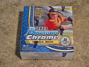2023 Bowman Chrome Baseball Factory Sealed Retail MEGA BOX Topps MLB - Picture 1 of 2