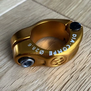 DIA-COMPE MX1500N cruiser BMX Seat Clamp 28.6 Ano gold (OEM) old school Torker - Picture 1 of 4