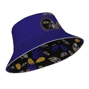 Baltimore Ravens Adult Fisherman's Hat Reflective Bucket Hat Helmet style