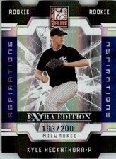 2009 Donruss Elite Extra Edition Aspirations #73 Kyle Heckathorn /200