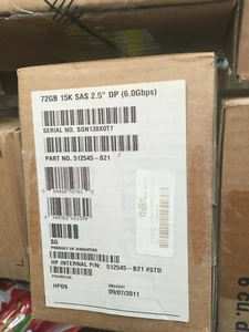 512545-B21 NEU HP 72GB 15K SAS 2,5" DP 6Gbps Festplatte HDD - Bild 1 von 3