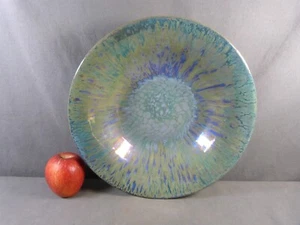 A. CYTERE "Nancy School" Rambervillers Deep Dish in Iridescent Flamed ceramic - Picture 1 of 12