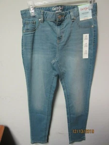 Cat & Jack Girls Super Skinny Ballard Blue Jeans Size 12 Plus - Picture 1 of 3