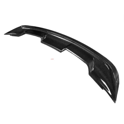 For 2015-2021 Ford Mustang GT500 Gloss Black Real Carbon Fiber Rear Spoiler - Image 1 of 4