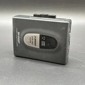 Sharp JC-118(GY) X-Bass Stéréo Lecteur Cassette Walkman - Courroie Neuve ✅ - Photo 1/3