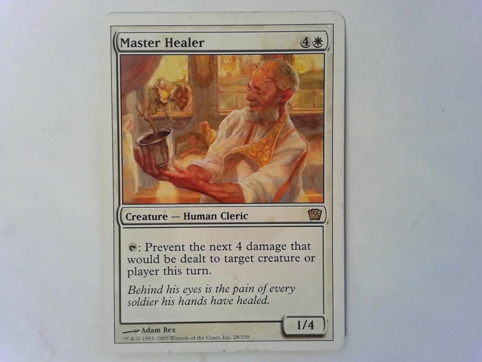 Master Healer	 Ninth Edition - Magic the Gathering MTG - White - Image 1 of 1