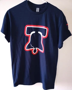 Philadelphia 76ers / Liberty Bell Shirt - Size: Medium (M) - Blue - Cotton - New - Picture 1 of 5