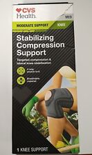 Knee Stabilizing Compression Support Moderate Support CVS Health Size MED - NEW