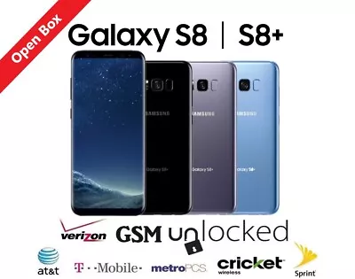 Samsung Galaxy S8 |S8+ Plus 64GB Unlocked Verizon AT&T Cricket T-Mobile Metro A+ - Image 1 of 4