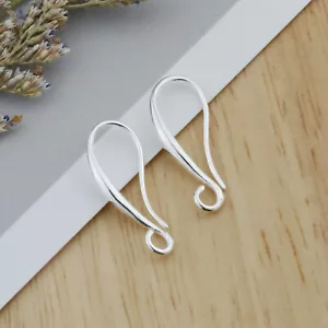 20-100 Stck. Großhandel Posten Perlen Schmuck Zubehör Silber Prise Ring Haken Ohrringe - Bild 1 von 3