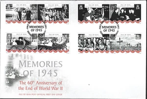 2005 Isle of Man 60th Anniversary of the End of World War Two First Day Cover - Picture 1 of 1