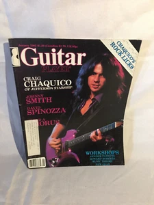 Guitar Player Magazine 1982 Vintage Chaquico STARSHIP Johnny Smith Spinozza Brea - Imagen 1 de 4