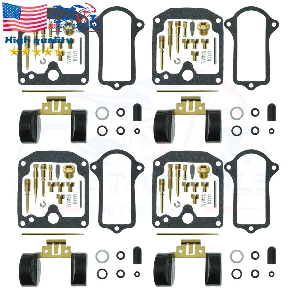 4PCS Deluxe Carb Rebuild Kit 77-78 kz650 kz650c kz650d kz650b carb float -US Foto 1 de 4