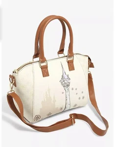 Loungefly Disney Tangled Tower Satchel Bag Purse - Pascal - Picture 1 of 3