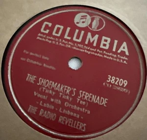 RADIO REVELERS, THE SHOEMAKER'S SERENADE / I'M AFRAID TO LOVE YOU,10", 78RPM,VG+ - Picture 1 of 4
