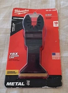Milwaukee 49-25-1269 Titanium Enhanced Metal 10 Pack Blade Set - Picture 1 of 2