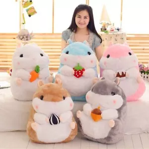 Cute Cartoon Holding Snacks Hamster Plush Toy Bedroom Girl Birthday Gift - Picture 1 of 17