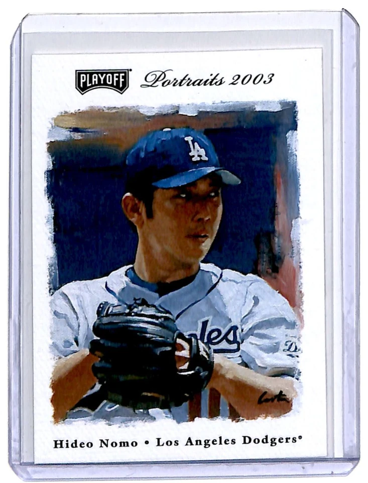 2003 Playoff Portraits Hideo Nomo Los Angeles Dodgers #17 - Image 1 of 2
