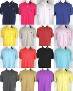 Nautica Polo Shirt Classic Fit Collared Short Sleeve S,M,L,XL,2XL,3XL - Picture 1 of 82