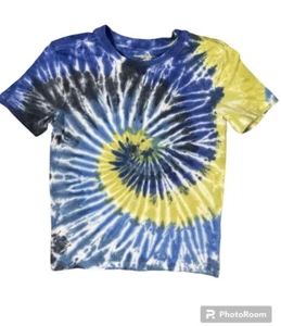Tommy Bahama Kids Blue Tie Dye Tshirt Boys Top Size Small (5/6) - Picture 1 of 5