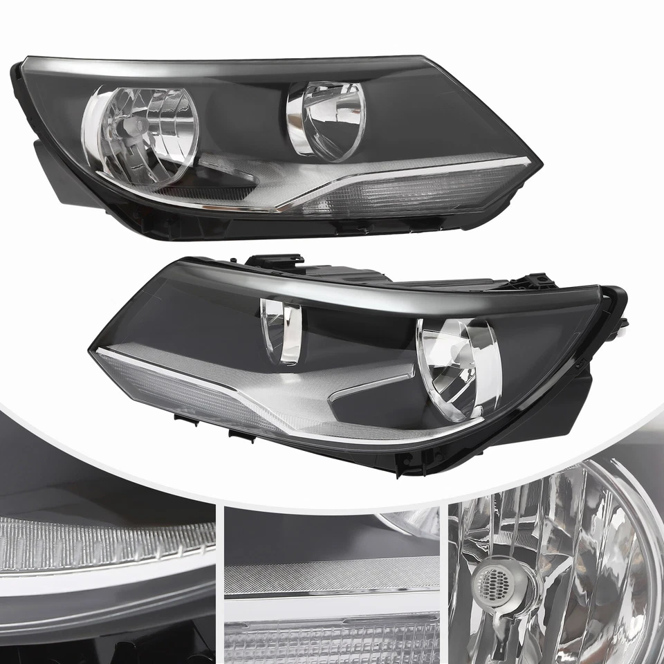 For 2012-2017 Volkswagen Tiguan Headlight Halogen Headlamp(s) Left/Right Side Foto 1 de 4