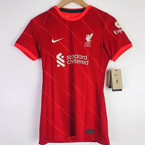Nike Liverpool FC 2020-21 Stadium Home Women Soccer Jersey Red Sz M DB2539-688