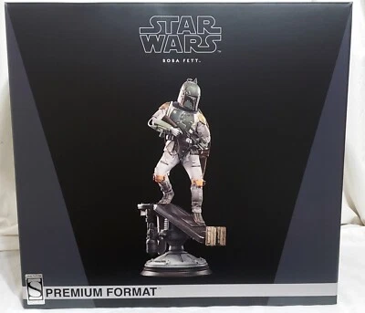 Figura 1:4 exclusiva formato premium de Boba Fett de Sideshow Star Wars Foto 1 de 4