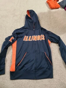 Illinois uiuc blau bestickter Hoodie - Herren Large - Bild 1 von 4