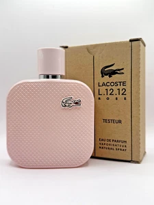 LACOSTE L.12.12 ROSE BY LACOSTE 100ML EDP SPRAY CODE-27P18P096 (NEW WITH BOX) - Picture 1 of 8