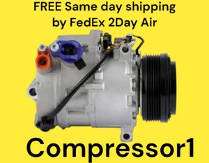Compresor de aire acondicionado para BMW X5 2007 2008 2009 2010 3,0 L 6 ranuras polea - Imagen 1 de 2