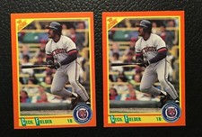 Cecil Fielder DETROIT TIGERS Lot of 2 Score Rookie Traded Cards 1990 Free Ship